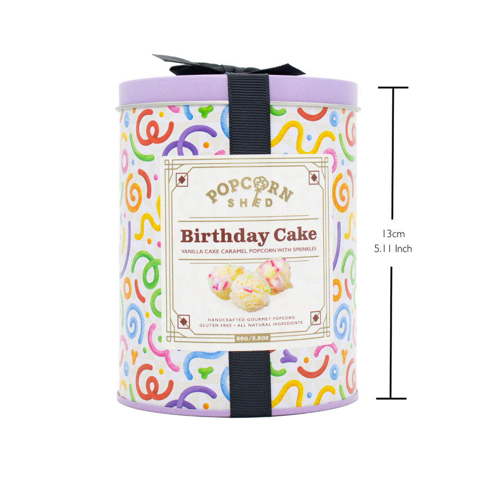 Birthday Cake Popcorn Mini Gift Tin