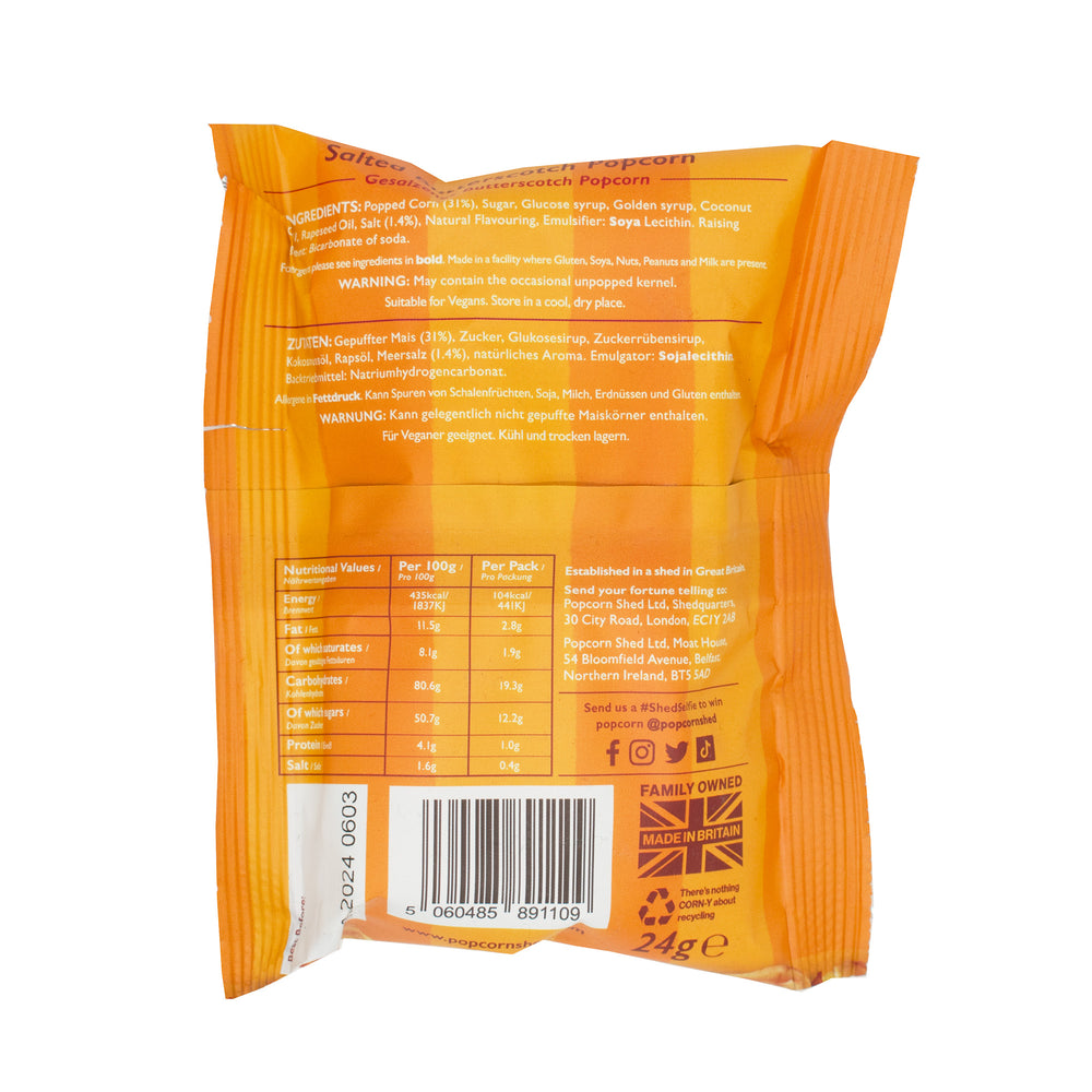 Butterscotch Popcorn Snack Pack