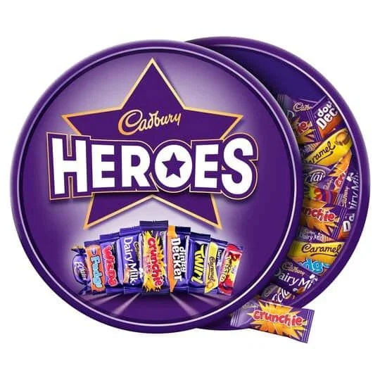 【2026 Flash Sale + Free Shipping】Cadbury Heroes Chocolate Bulk 2 KG Sharing Box