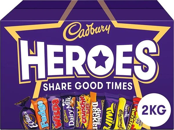 【2026 Flash Sale + Free Shipping】Cadbury Heroes Chocolate Bulk 2 KG Sharing Box