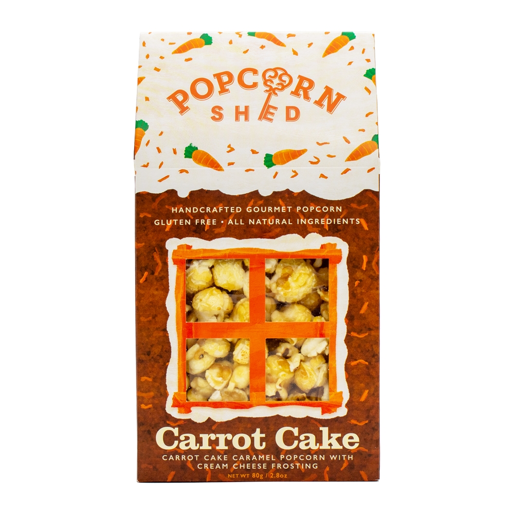 Carrot Cake Popcorn Shed