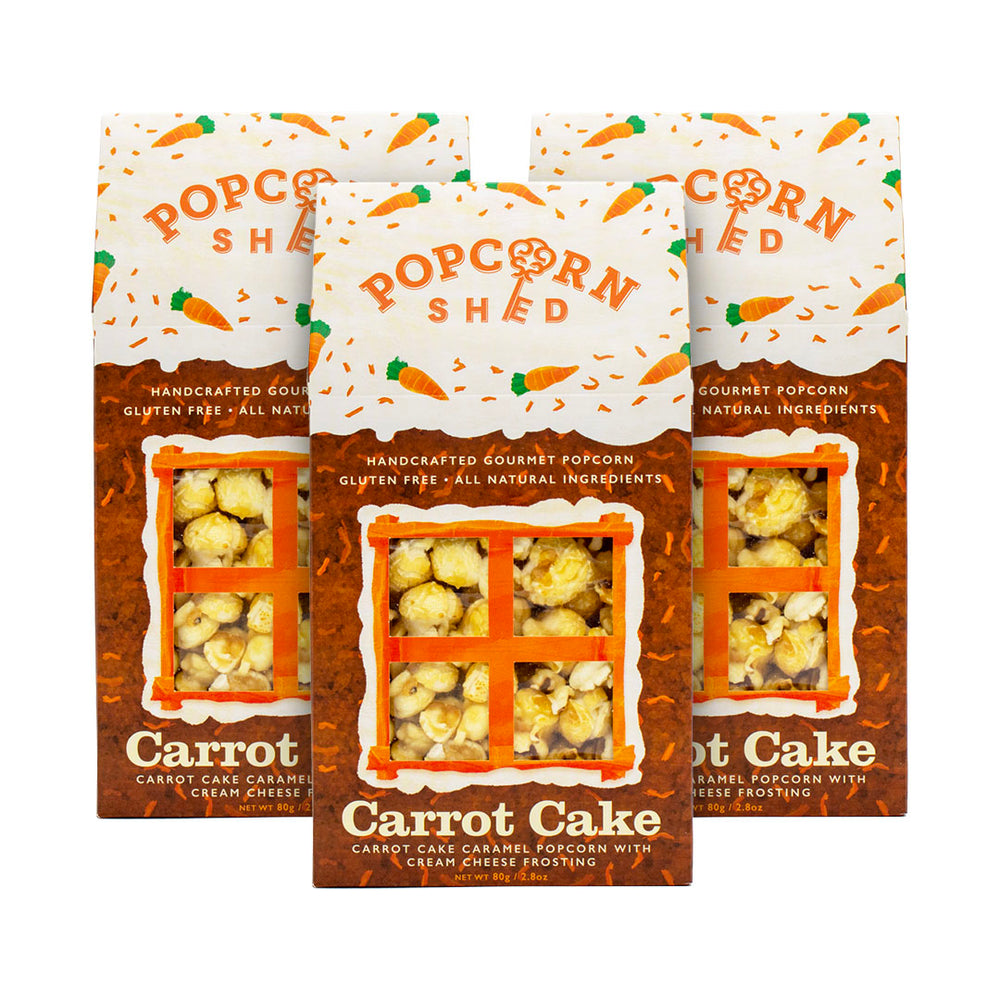 Carrot Cake Popcorn Shed