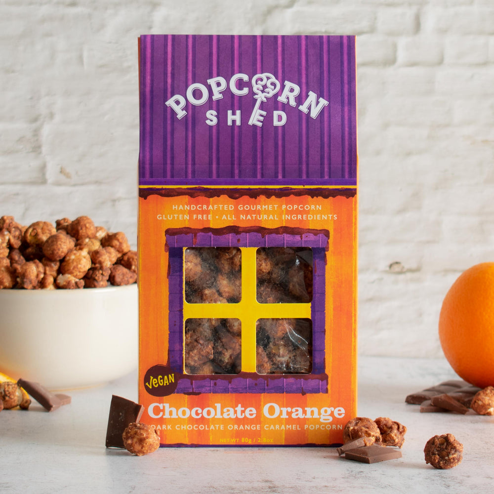 Chocolate Orange Popcorn Shed