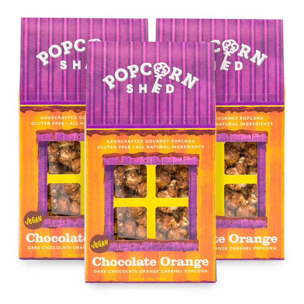 Chocolate Orange Popcorn Shed