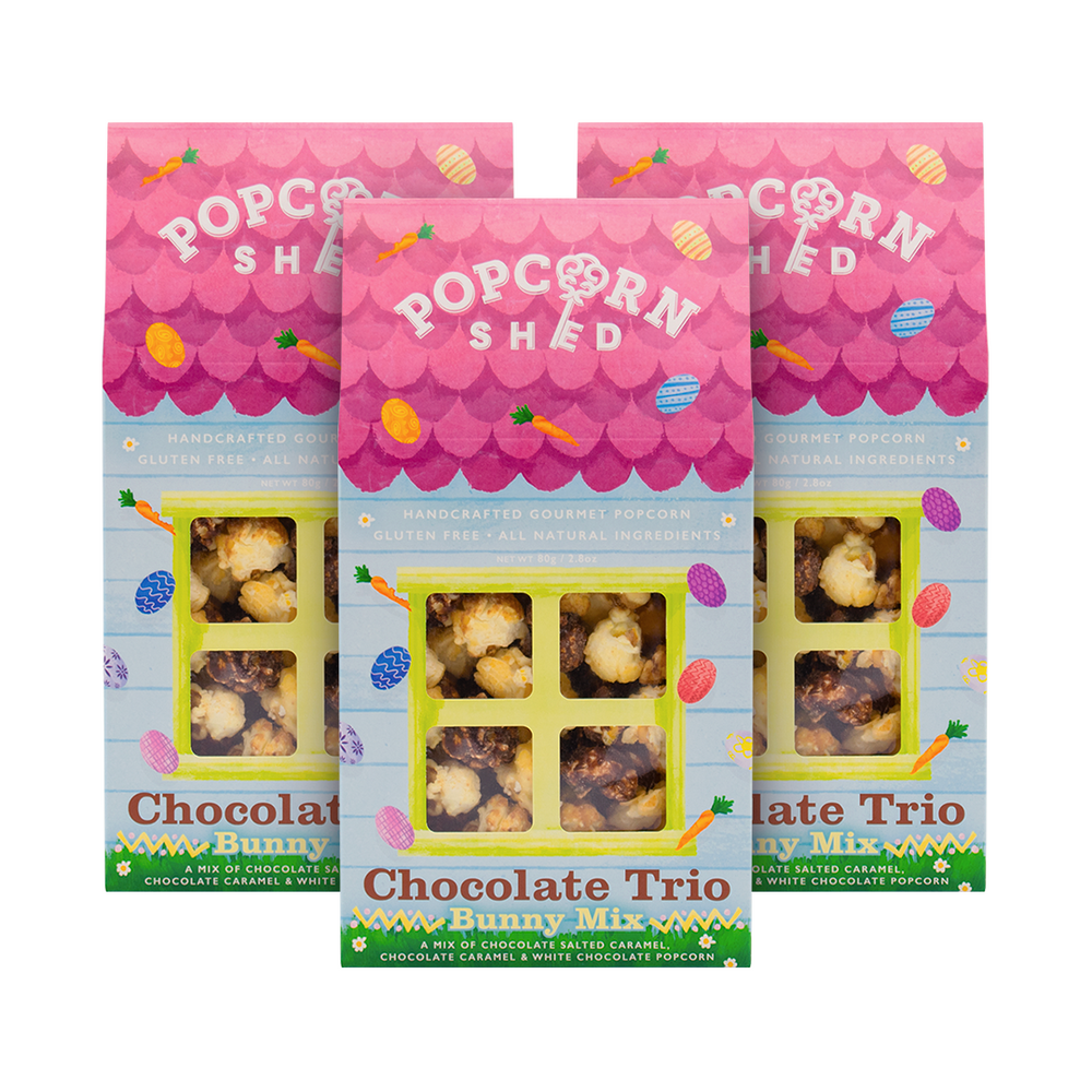 Chocolate Trio Popcorn Shed