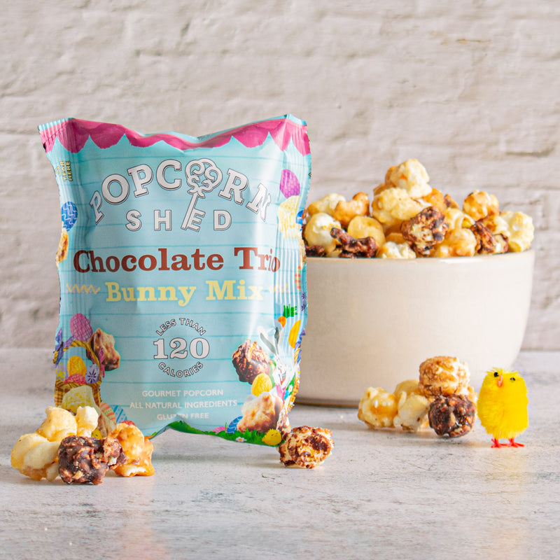 Chocolate Trio Popcorn Snack Pack