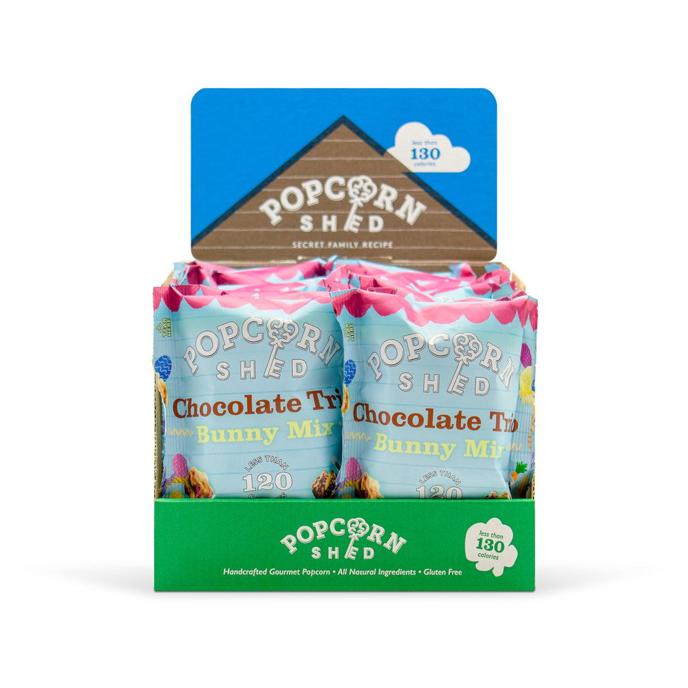 Chocolate Trio Popcorn Snack Packs | 16 Pack