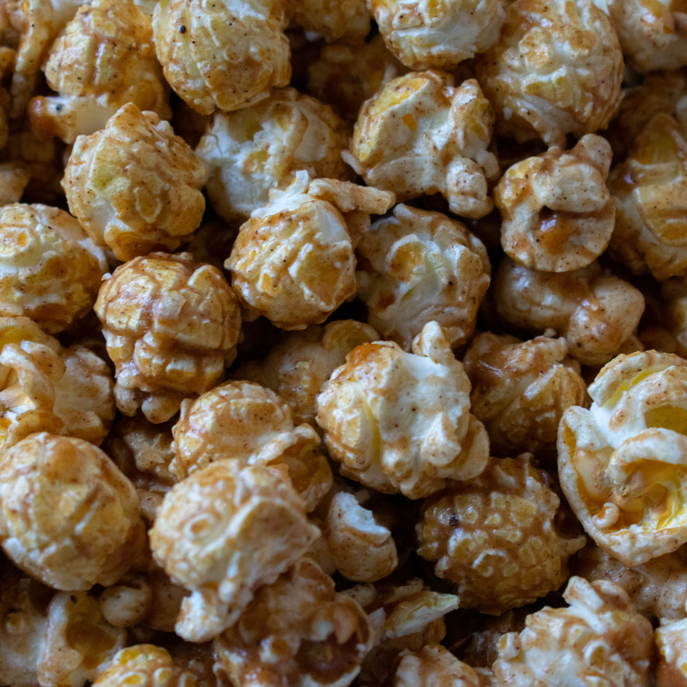 Christmas Pudding Popcorn Shed