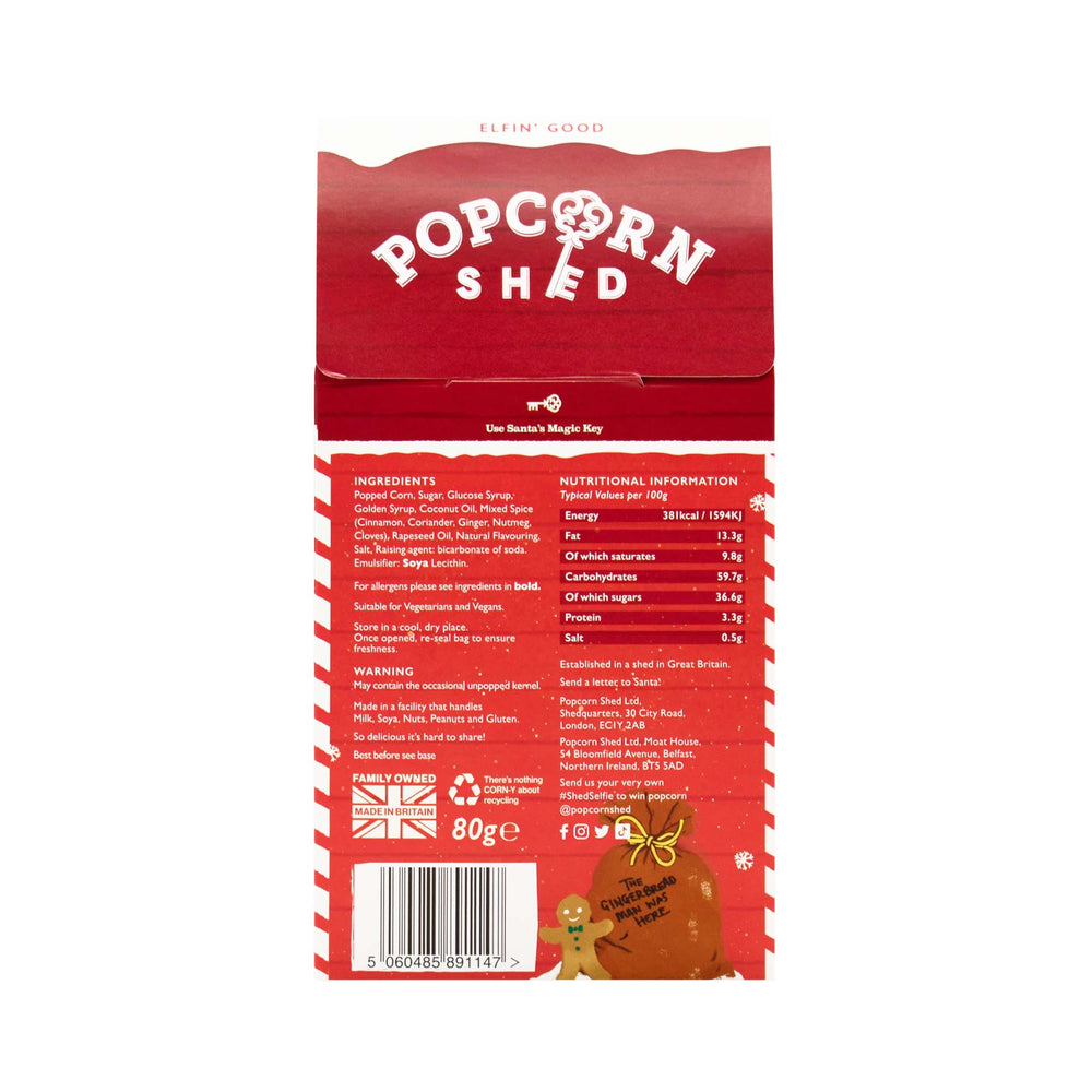 Christmas Pudding Popcorn Shed
