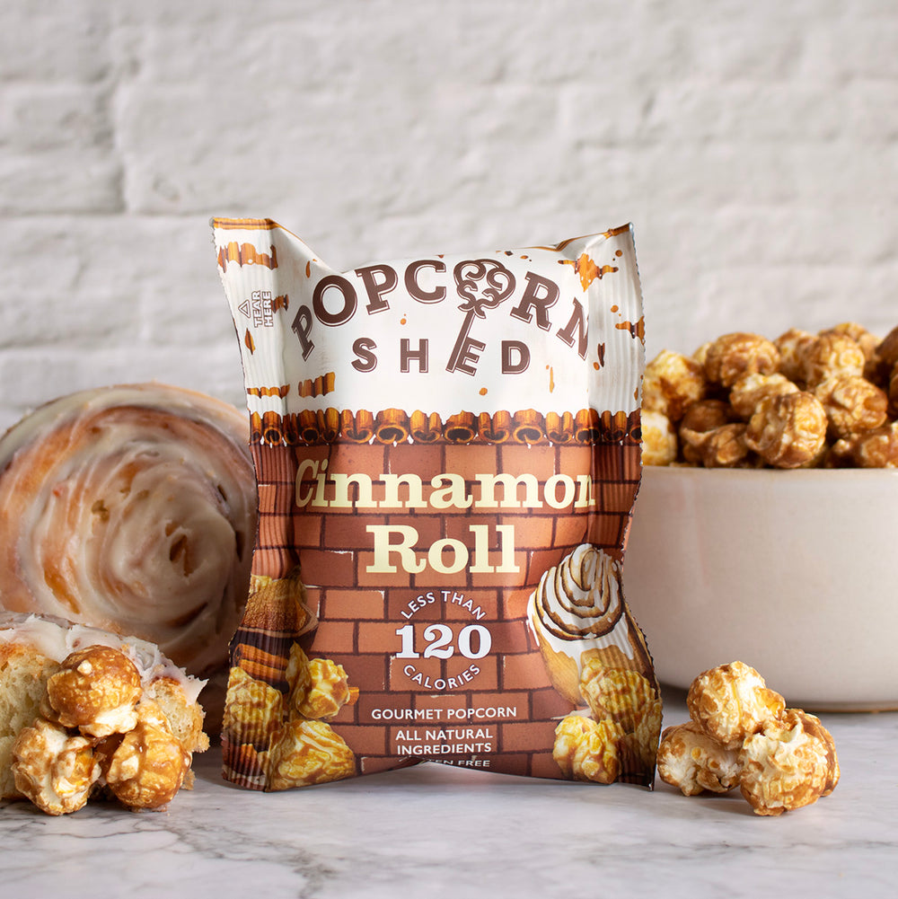 Cinnamon Roll Popcorn Snack Packs | 16 Pack