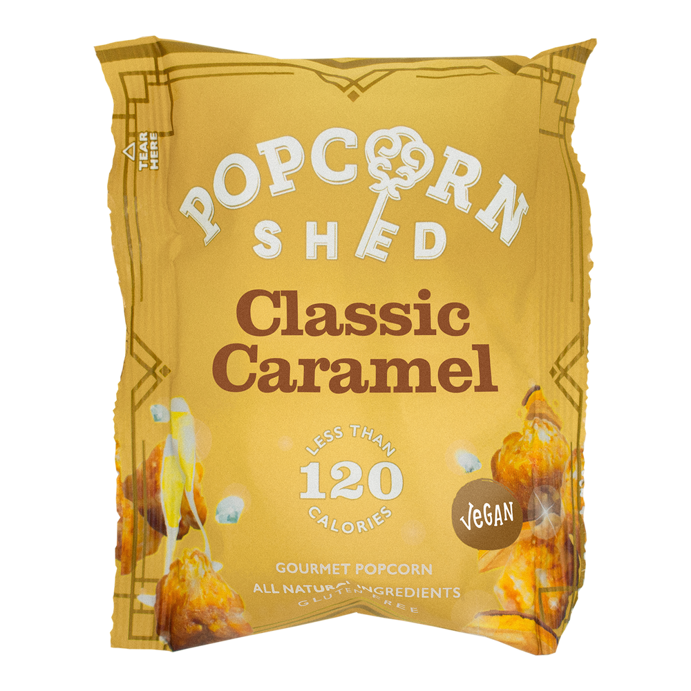 Classic Caramel Gold Popcorn Snack Packs | 16 Pack