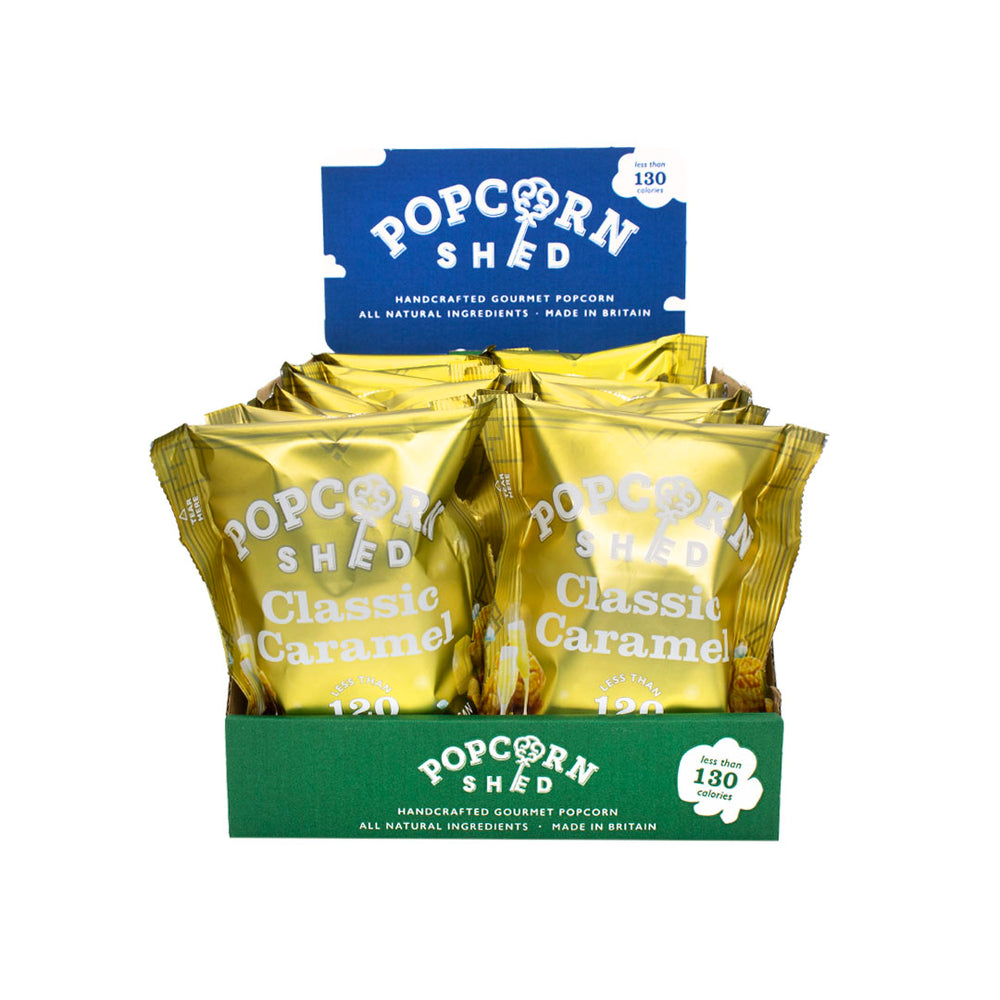Classic Caramel Gold Popcorn Snack Packs | 16 Pack