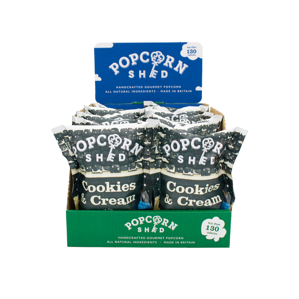 Cookies and Cream Popcorn Snack Packs | 16 Pack | Gluten-Free