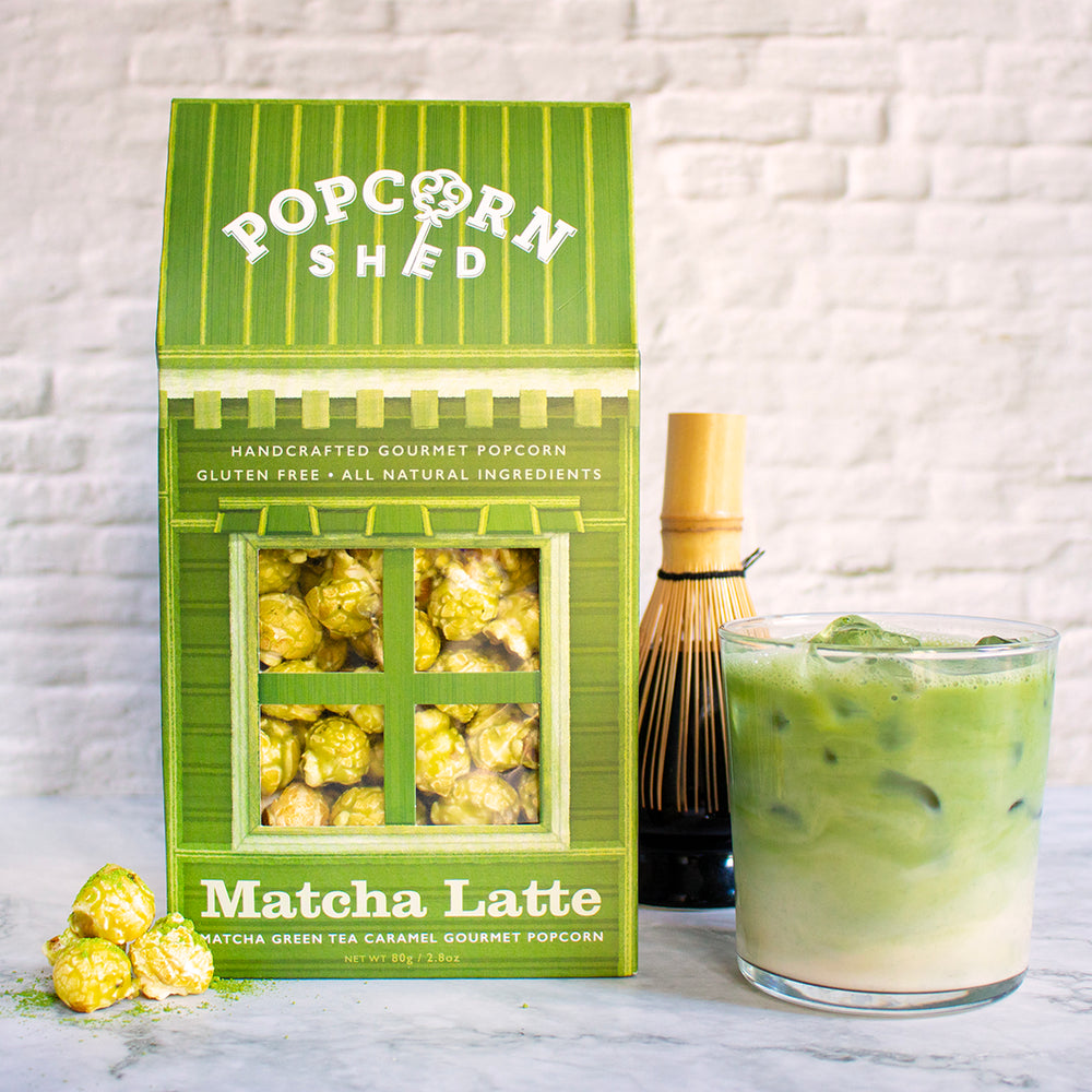 Matcha Latte Popcorn Shed