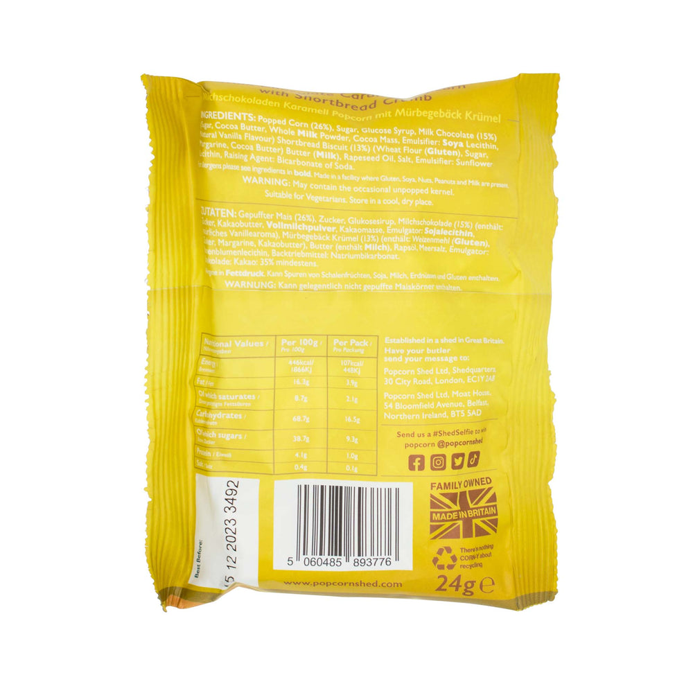Millionaire's Shortbread Popcorn Snack Pack