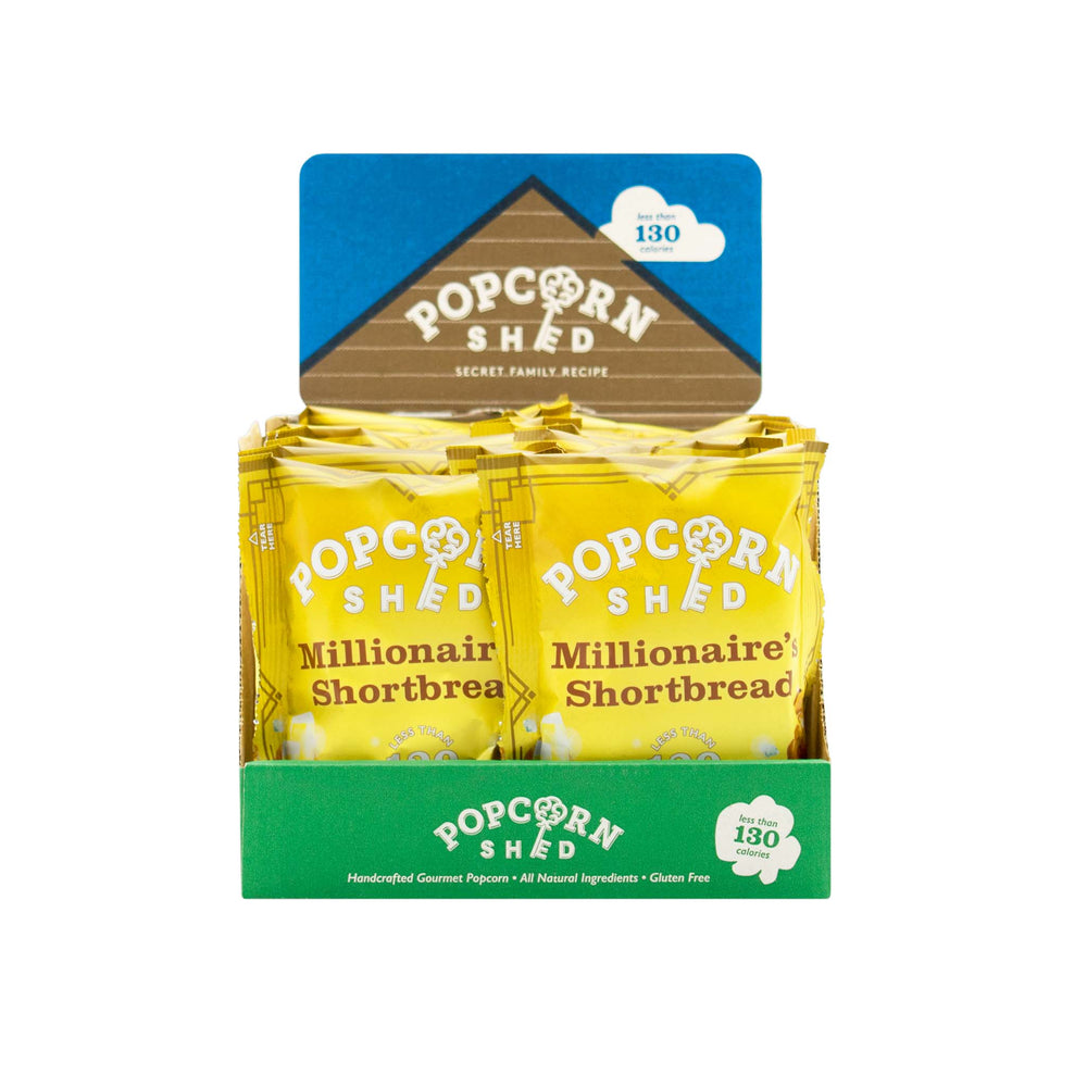 Millionaire's Shortbread Popcorn Snack Packs | 16 Pack