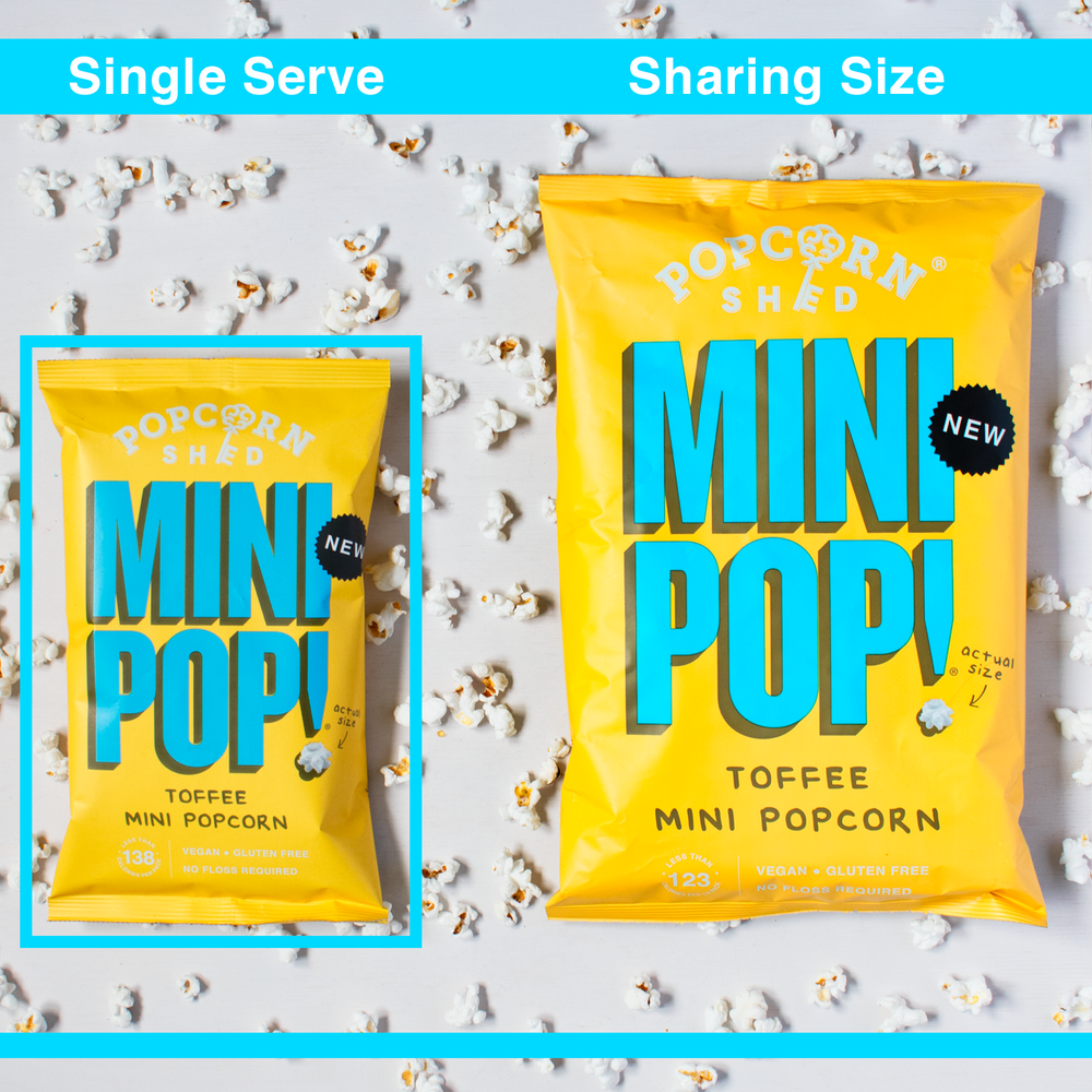 Mini Pop!® Vegan Toffee Popcorn Multipack