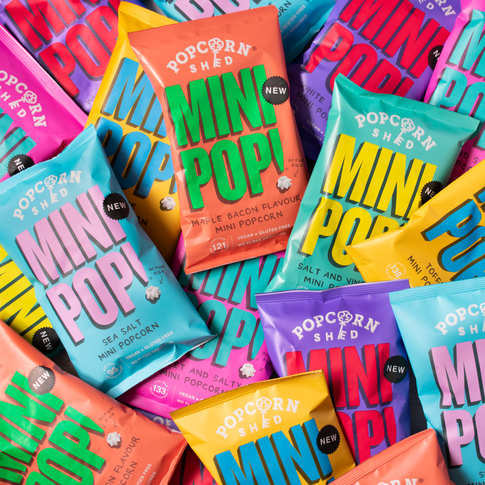 Mini Pop!® Vegan Toffee Popcorn Multipack