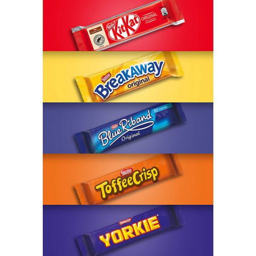 【2026 Flash Sales + Free Shipping】Nestle 1.4KG of Chocolate 71 x Chocolate Bars The Big Biscuit Box