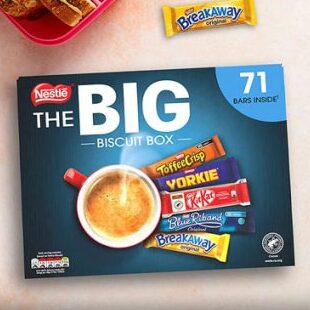 【2026 Flash Sales + Free Shipping】Nestle 1.4KG of Chocolate 71 x Chocolate Bars The Big Biscuit Box