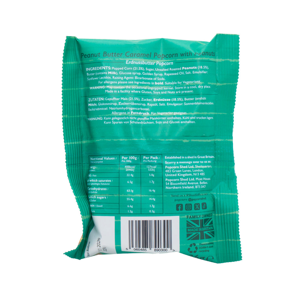 Peanut Butter Popcorn Snack Packs | 16 Pack