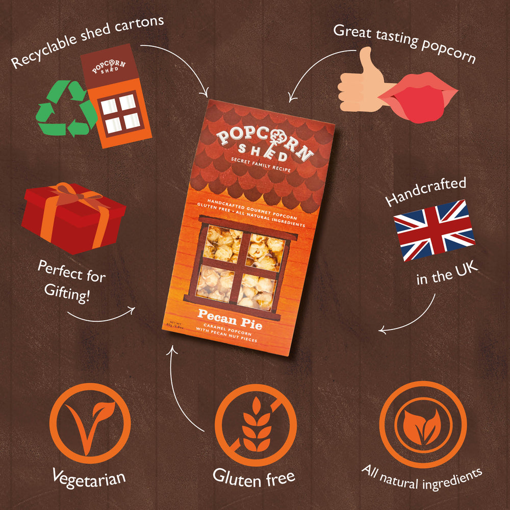 Pecan Pie Popcorn Shed