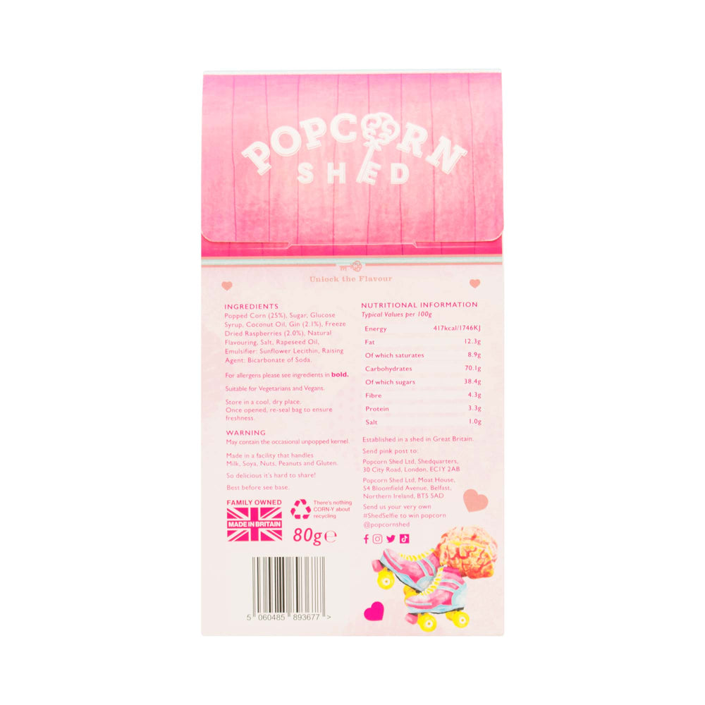 Pink Gin Popcorn Shed