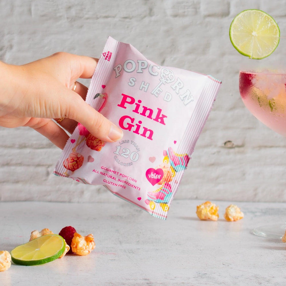 Pink Gin Popcorn Snack Pack