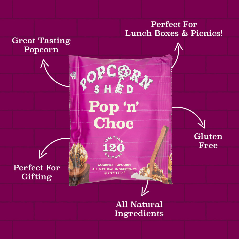 Pop N Choc Popcorn Snack Pack