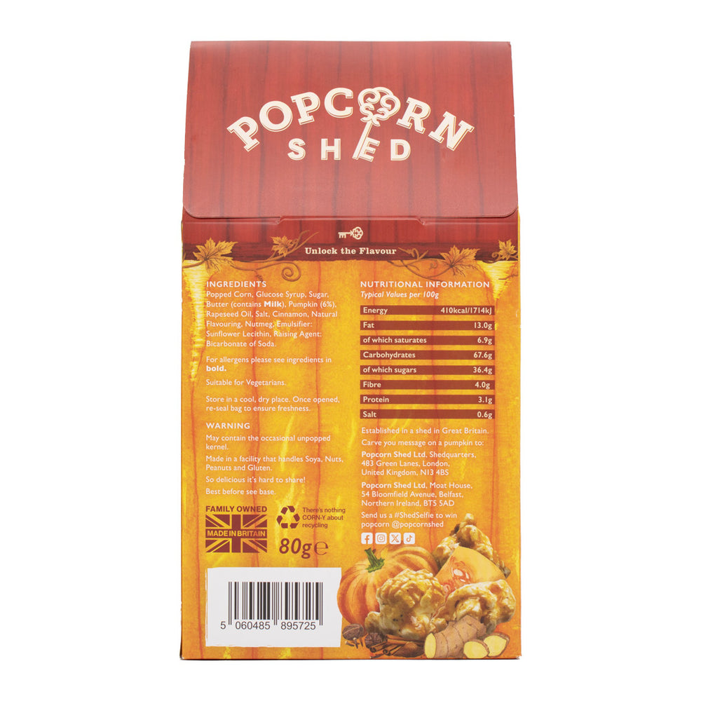 Pumpkin Spice Popcorn Shed