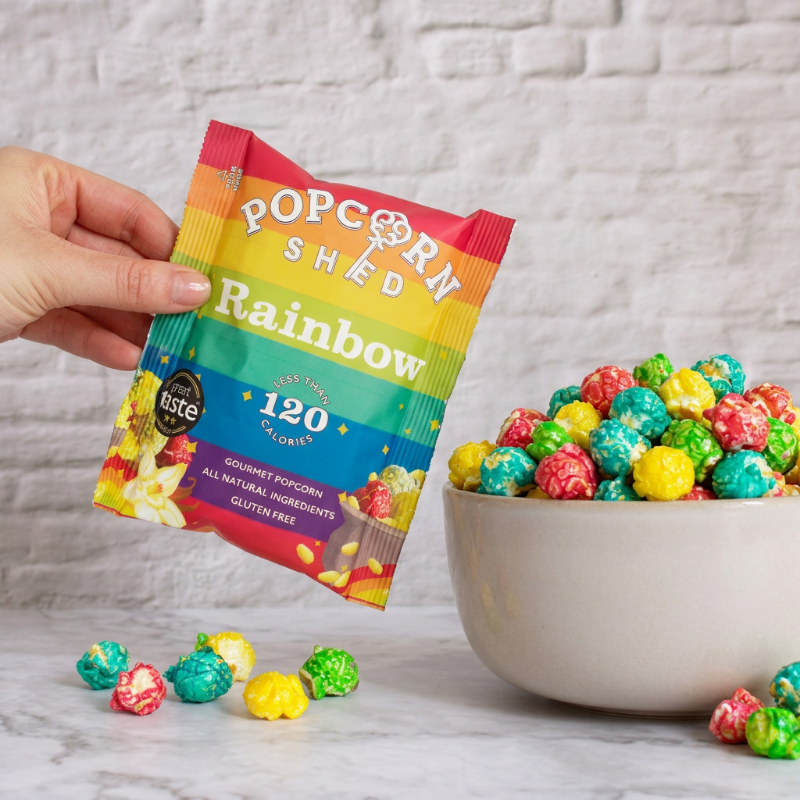 Rainbow Popcorn Snack Pack