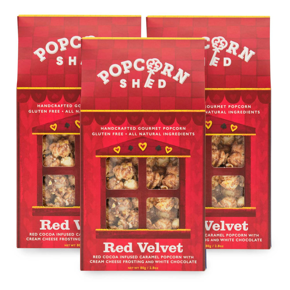 Red Velvet Popcorn Shed
