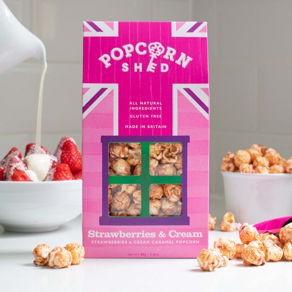 Strawberries & Cream Popcorn Shed