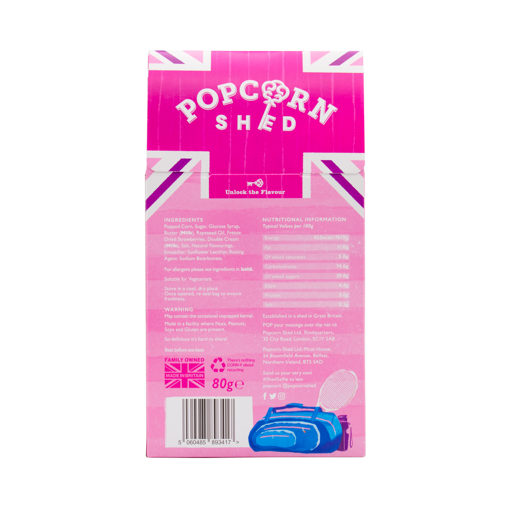 Strawberries & Cream Popcorn Shed
