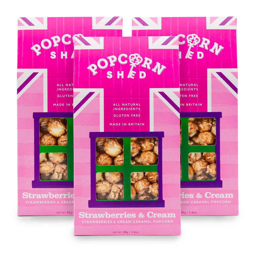 Strawberries & Cream Popcorn Shed