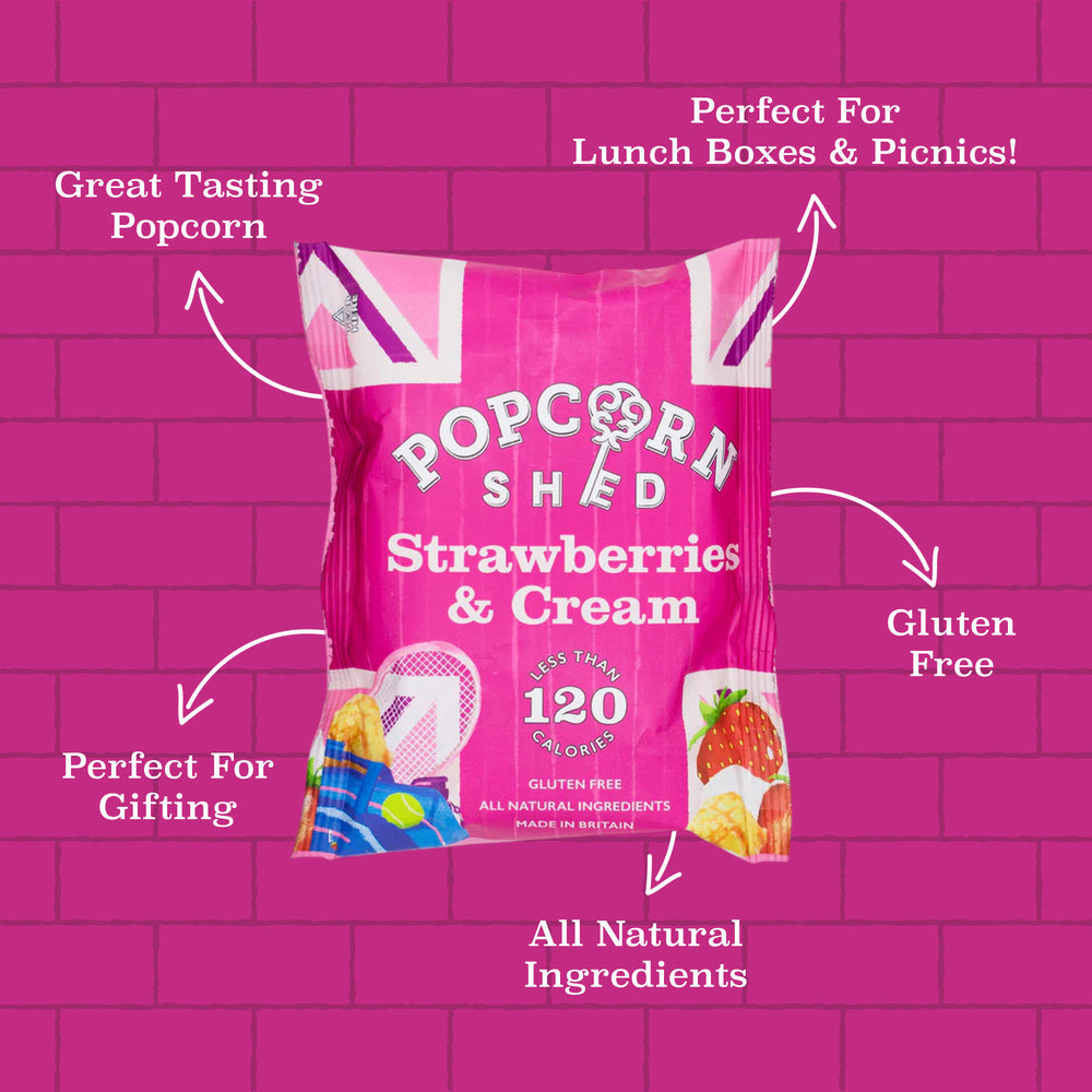 Strawberries & Cream Popcorn Snack Pack