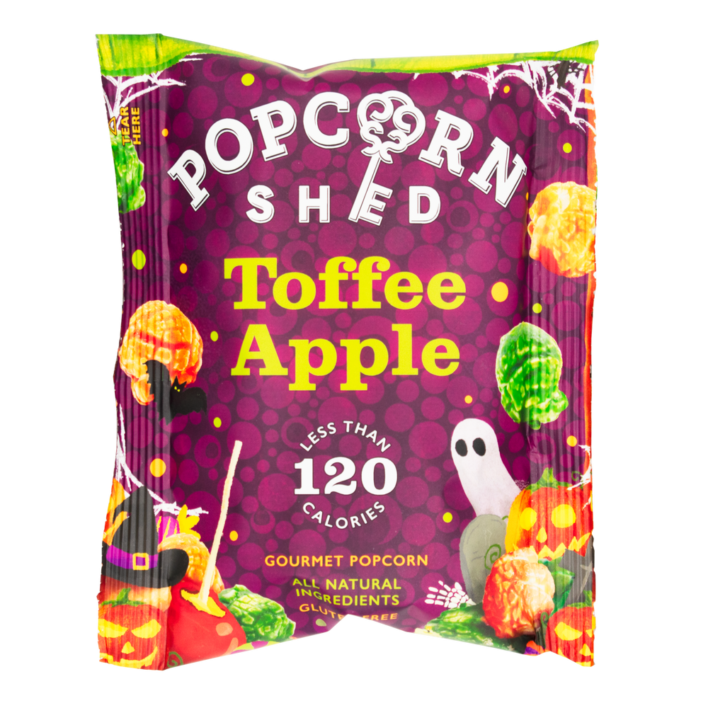 Toffee Apple Popcorn Snack Packs | 16 Pack