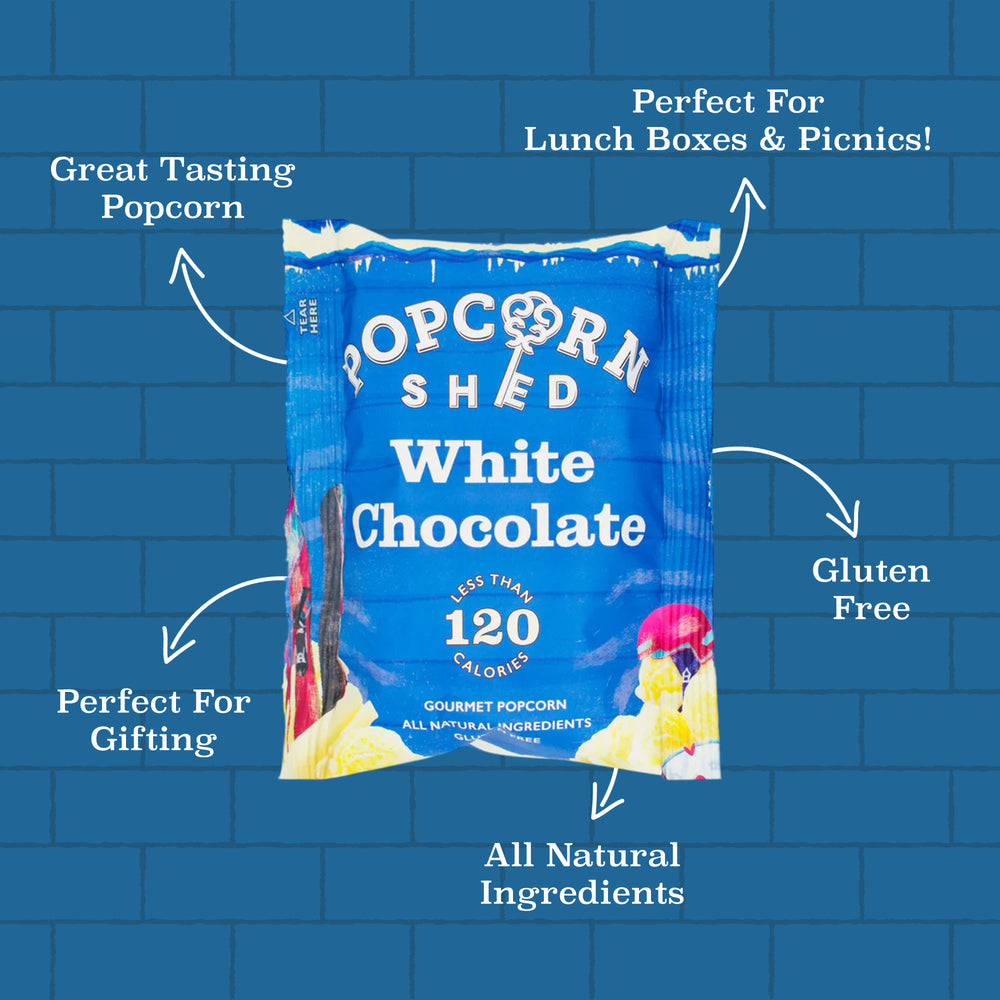White Chocolate Popcorn Snack Pack